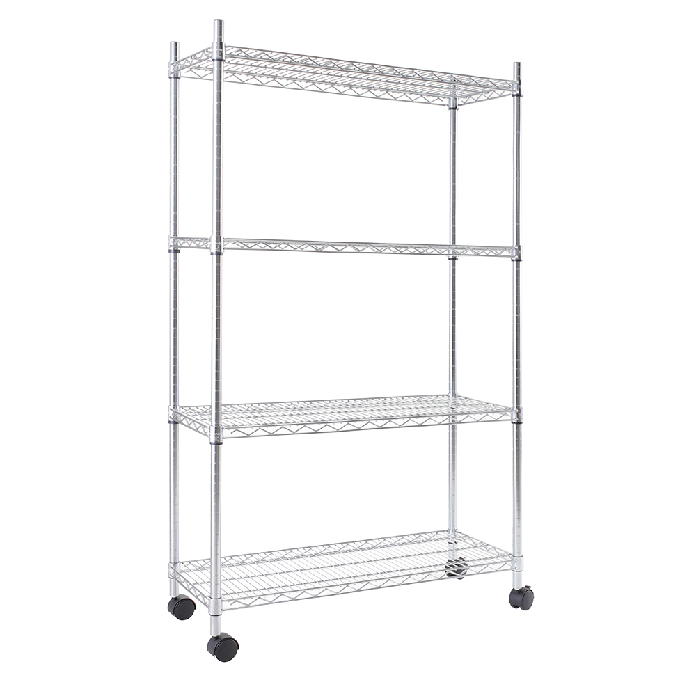 4 Shelf Storage Rack / Metal Shelves for Garage Storage / Adjustable Metal Garage Shelving / Metal Steel Garage Shelving