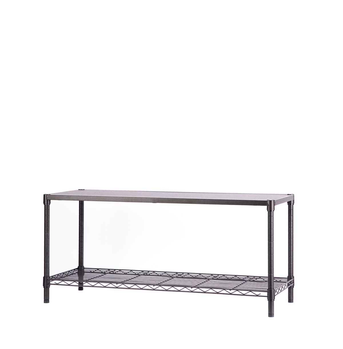 2-Tier Metal TV Stand / Entertainment Center / TV Console Table For Living Room / Bedroom