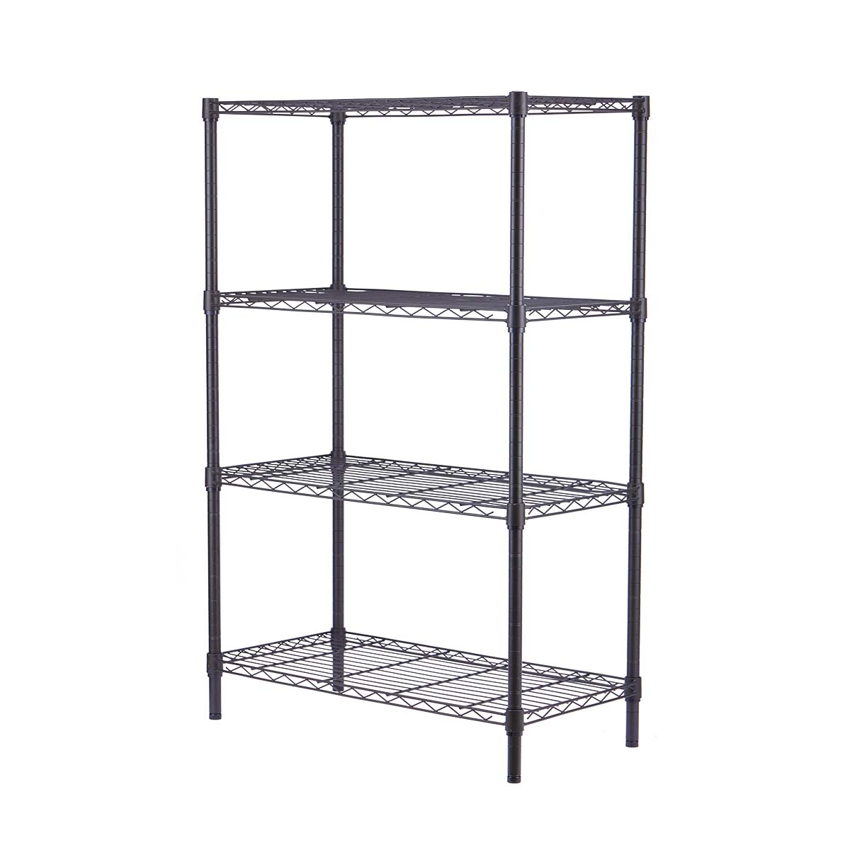 4-shelf wire storage rack