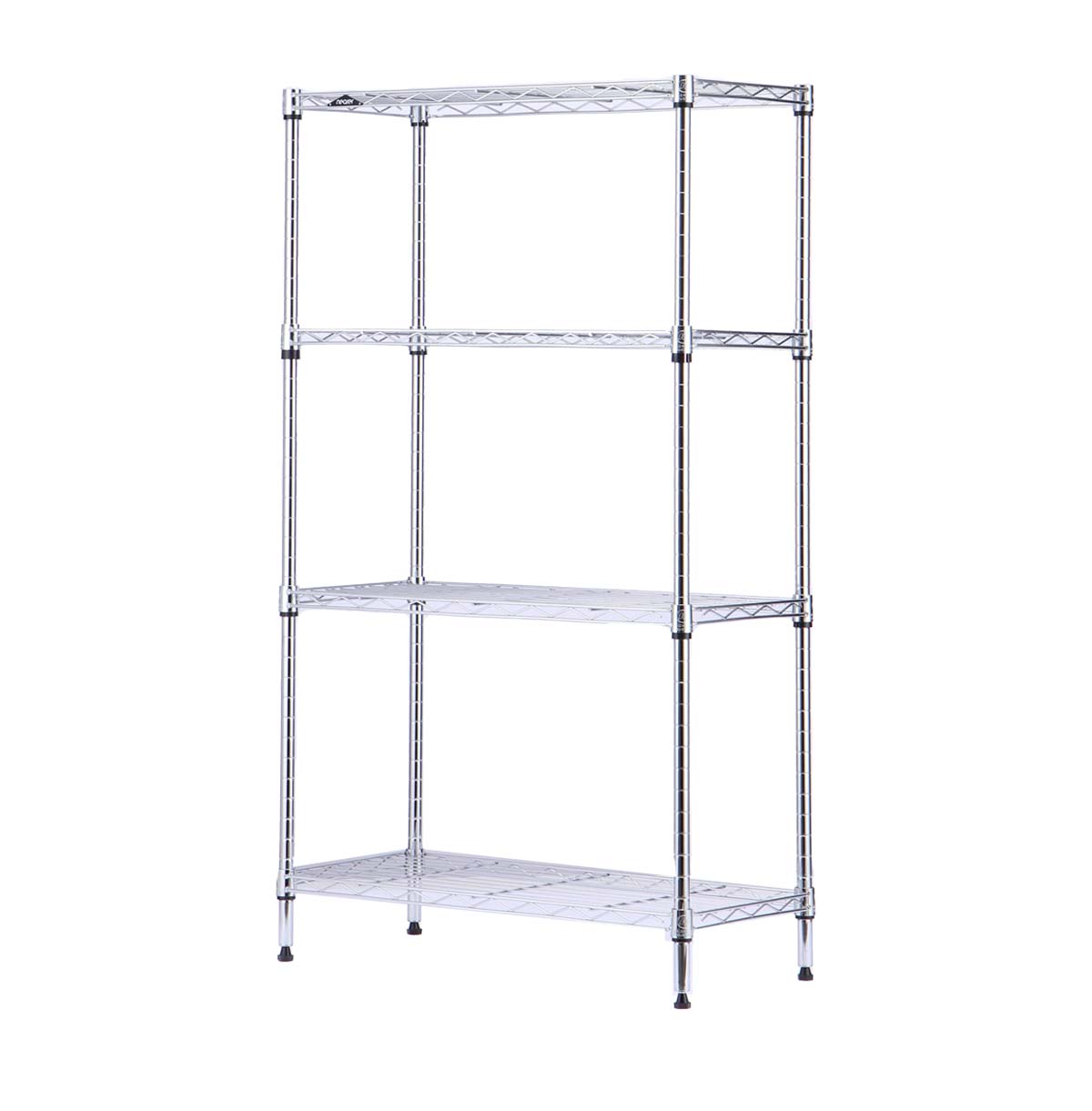 4-shelf wire storage rack supplier