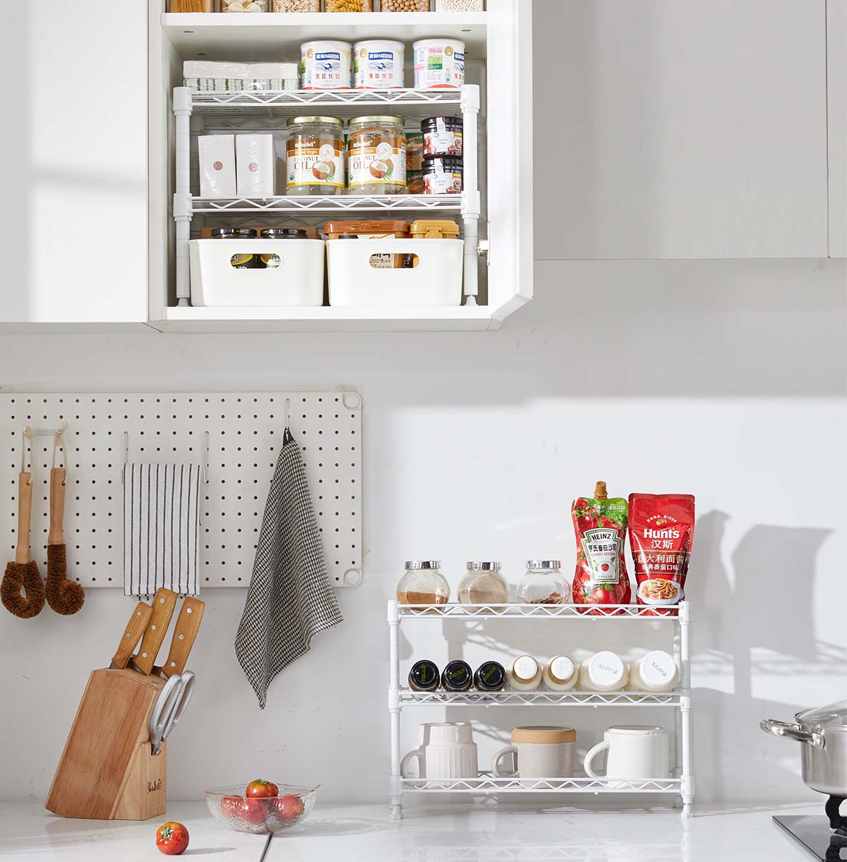 wire kitchen/pantry shelving unit Manufacturing