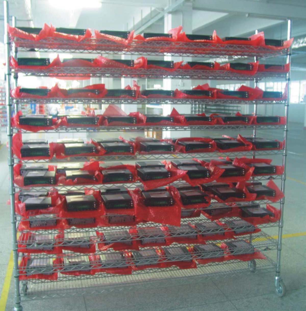 Wire Shelving Unit / Steel Organizer Wire Rack Chrome / Custom Steel Wire Racks