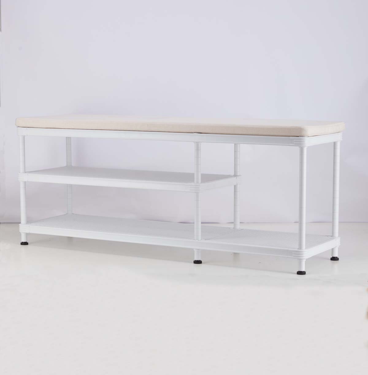 white wire shelving unit Solution