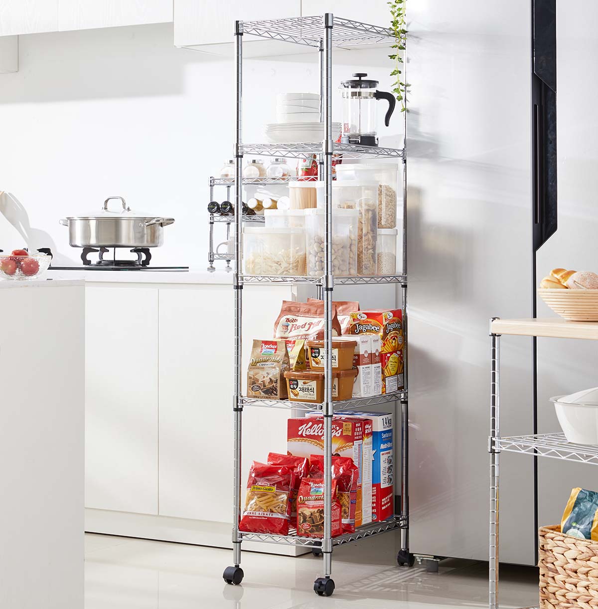 5 shelf wire storage rack price