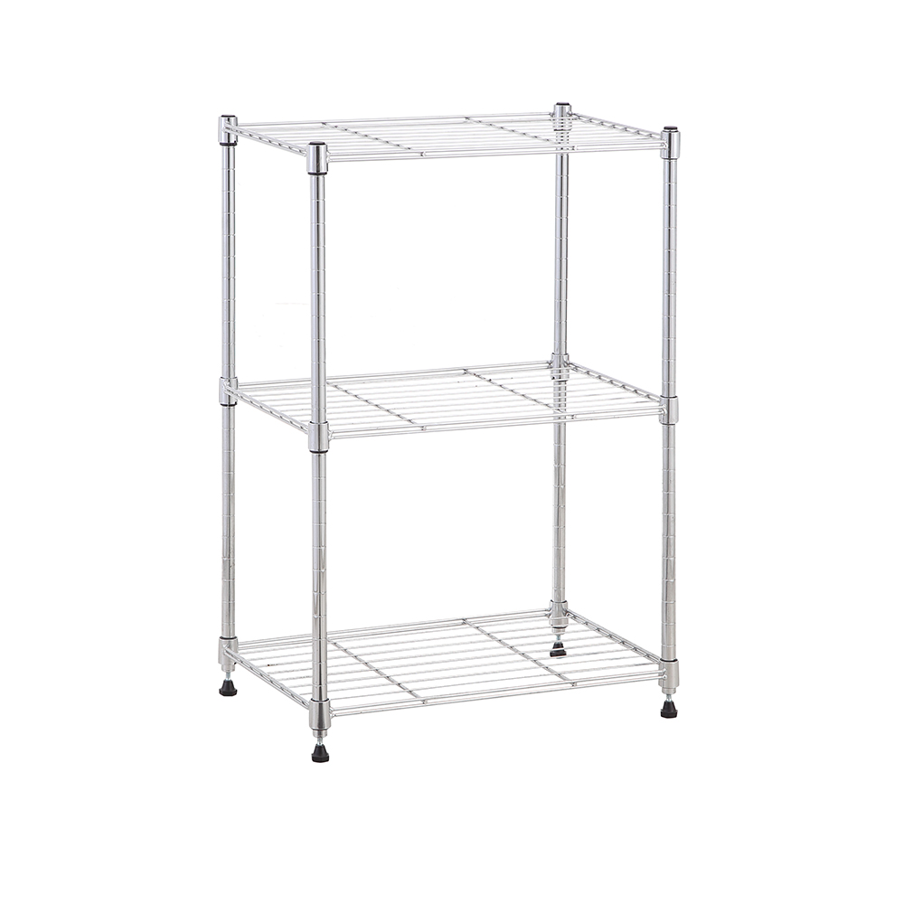 MZG Wire Storage Shelving 3-Tier, Chrome